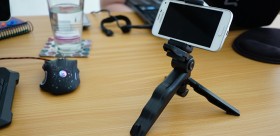 Mini Trípode de Pistola para smartphones y cámaras 