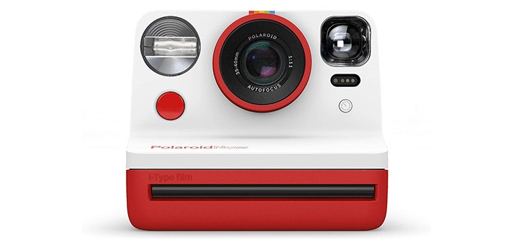 Plisado Alas de múltiples fines Cámara Polaroid Now Roja - Fotografías con un estilo retro